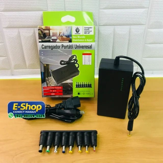 Carregador Universal De Notebook Universal - Entrega Grátis