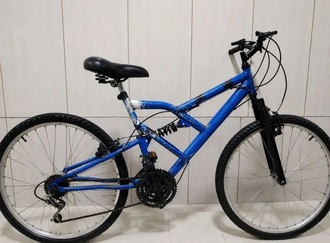 Bicicleta aro 26 dupla suspensão  - Foto 2