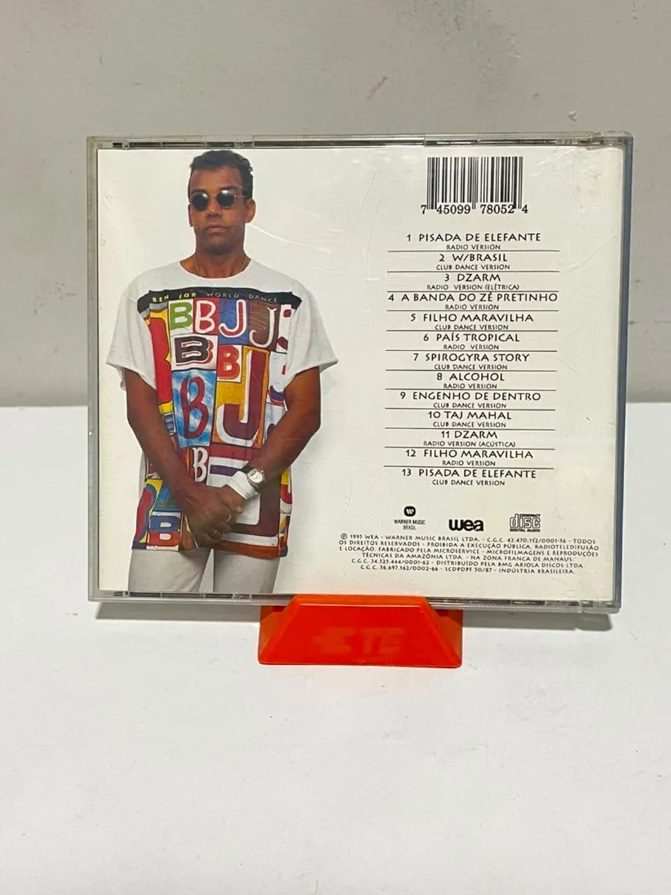 CD Jorge Ben Jor - World Dance (Original 1995 WEA / Warner) - Foto 2