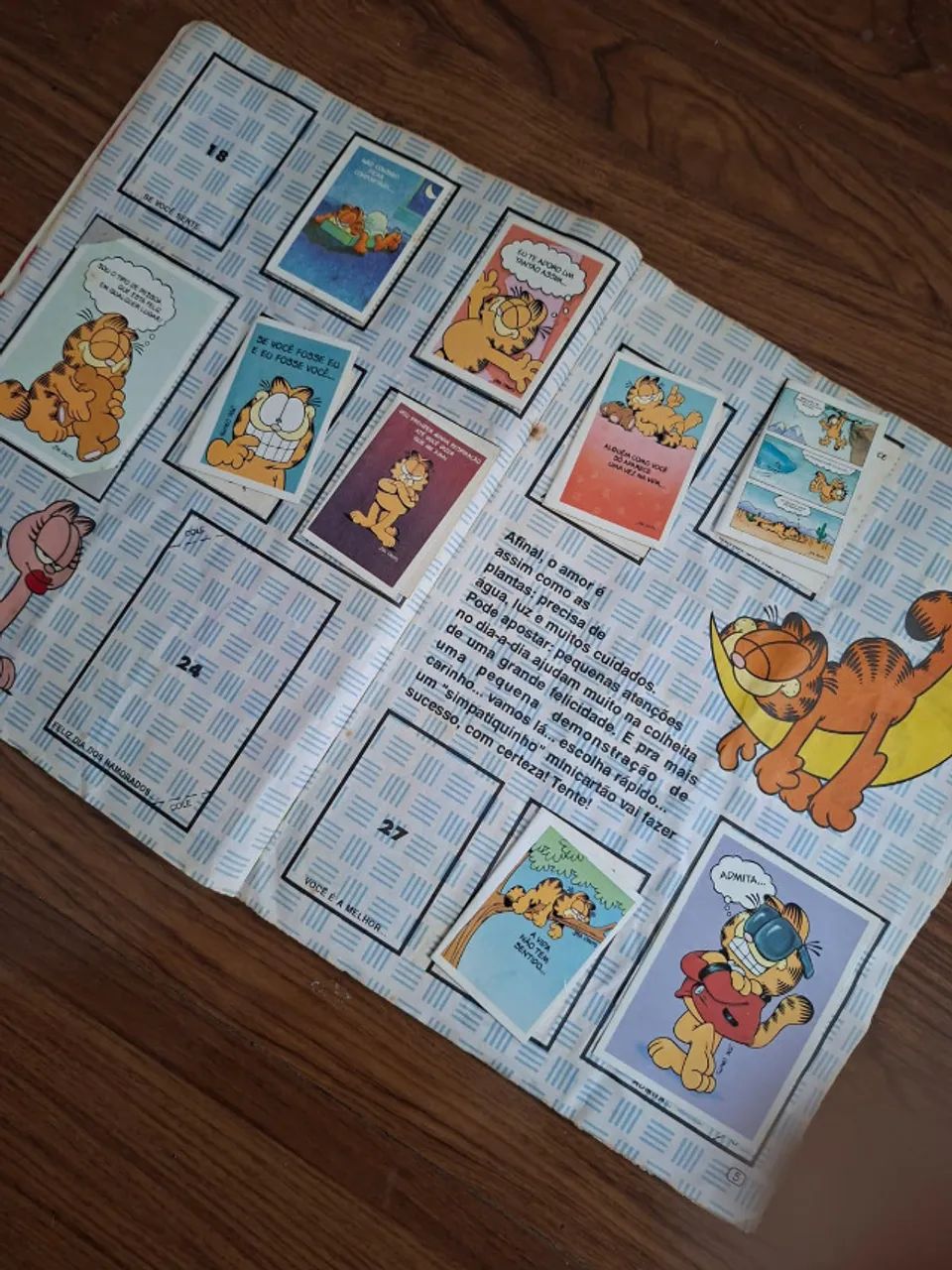 Álbum de Cartão Garfield - 1995 - Foto 2
