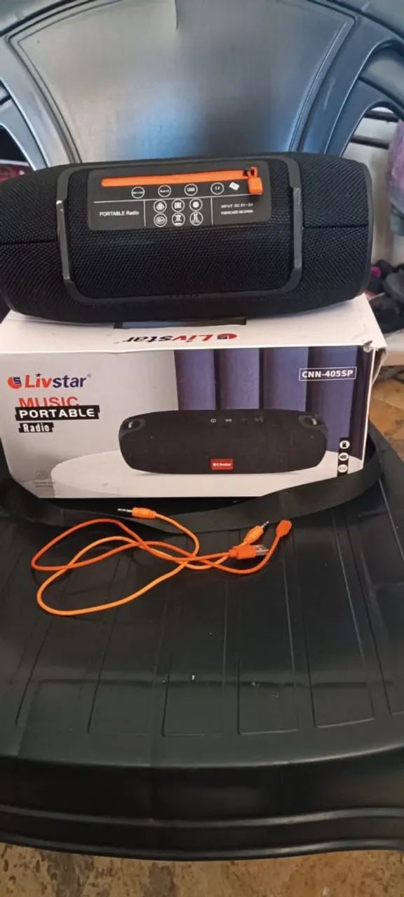 Caixa de Som Bluetooth Livstar CNN-405SP - Pouco Uso + Caixa - Foto 5