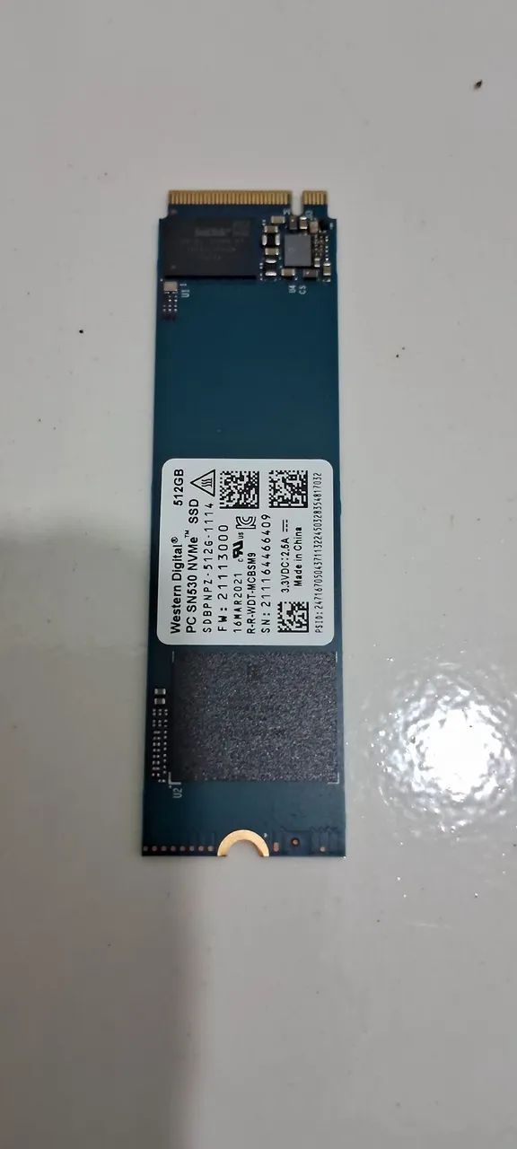 HD SSD NVMe M.2 512GB para Computador e Notebook R$450 Entrego - Foto 3