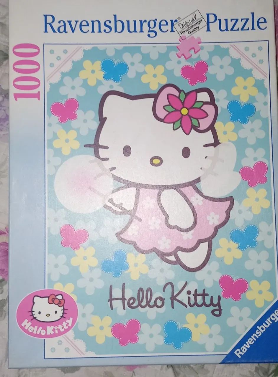 Quebra cabeça hello kitty 1000 peças