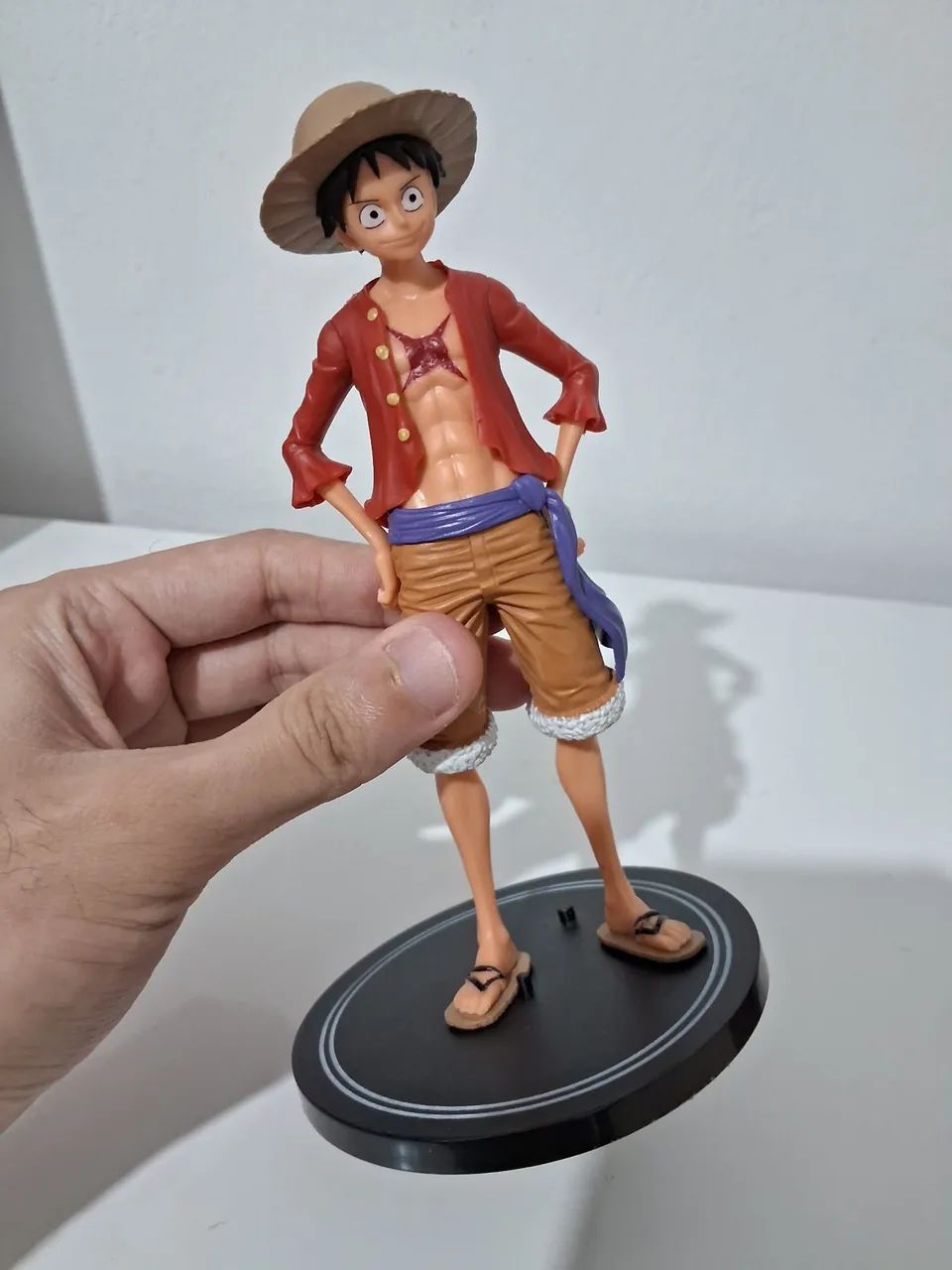 Action Figure do Monkey D. Luffy, do anime One Piece, de 22cm e fabricada  no material PVC - Foto 2