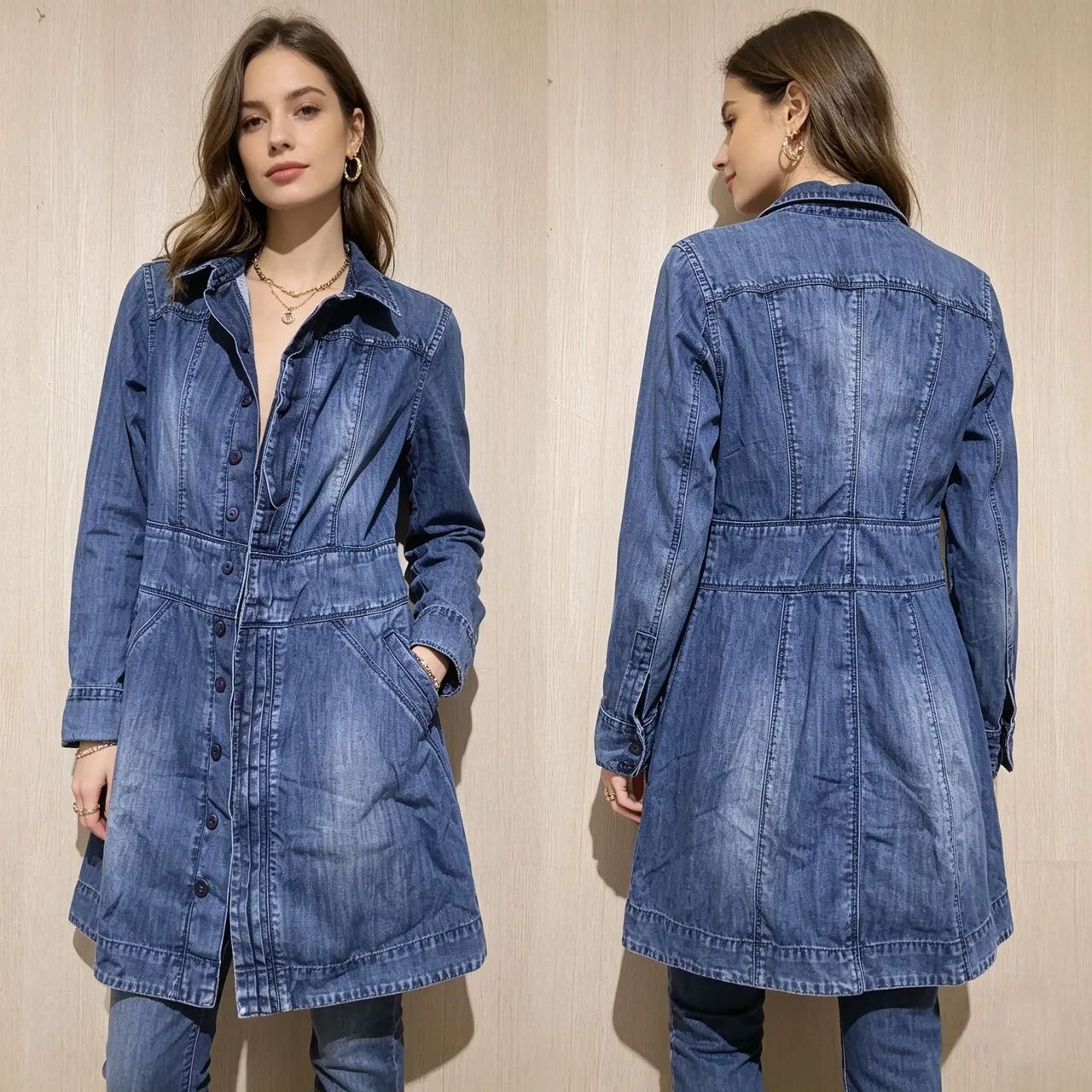 sobretudo jeans verbo feminino m