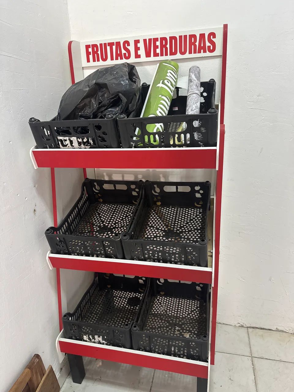 Expositor de frutas e verduras 