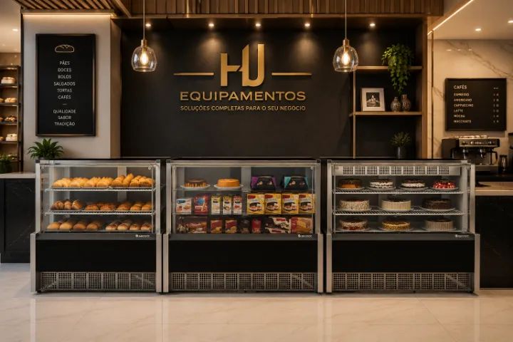 A.L Vitrine completa para Panificadora 