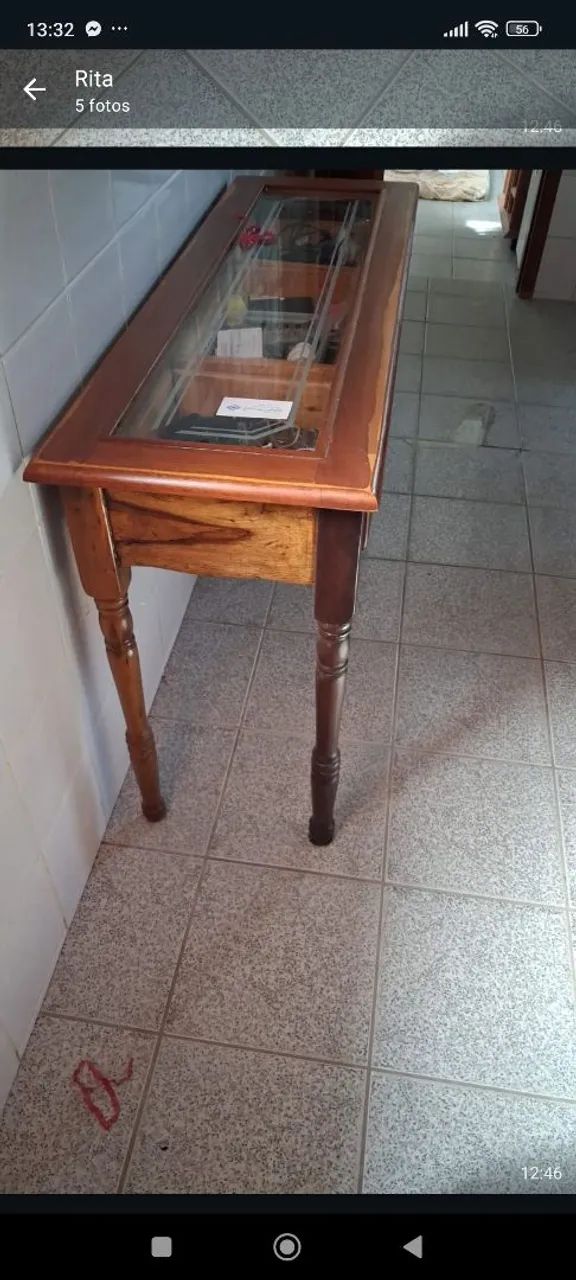 Aparador de madeira de lei.  - Foto 4