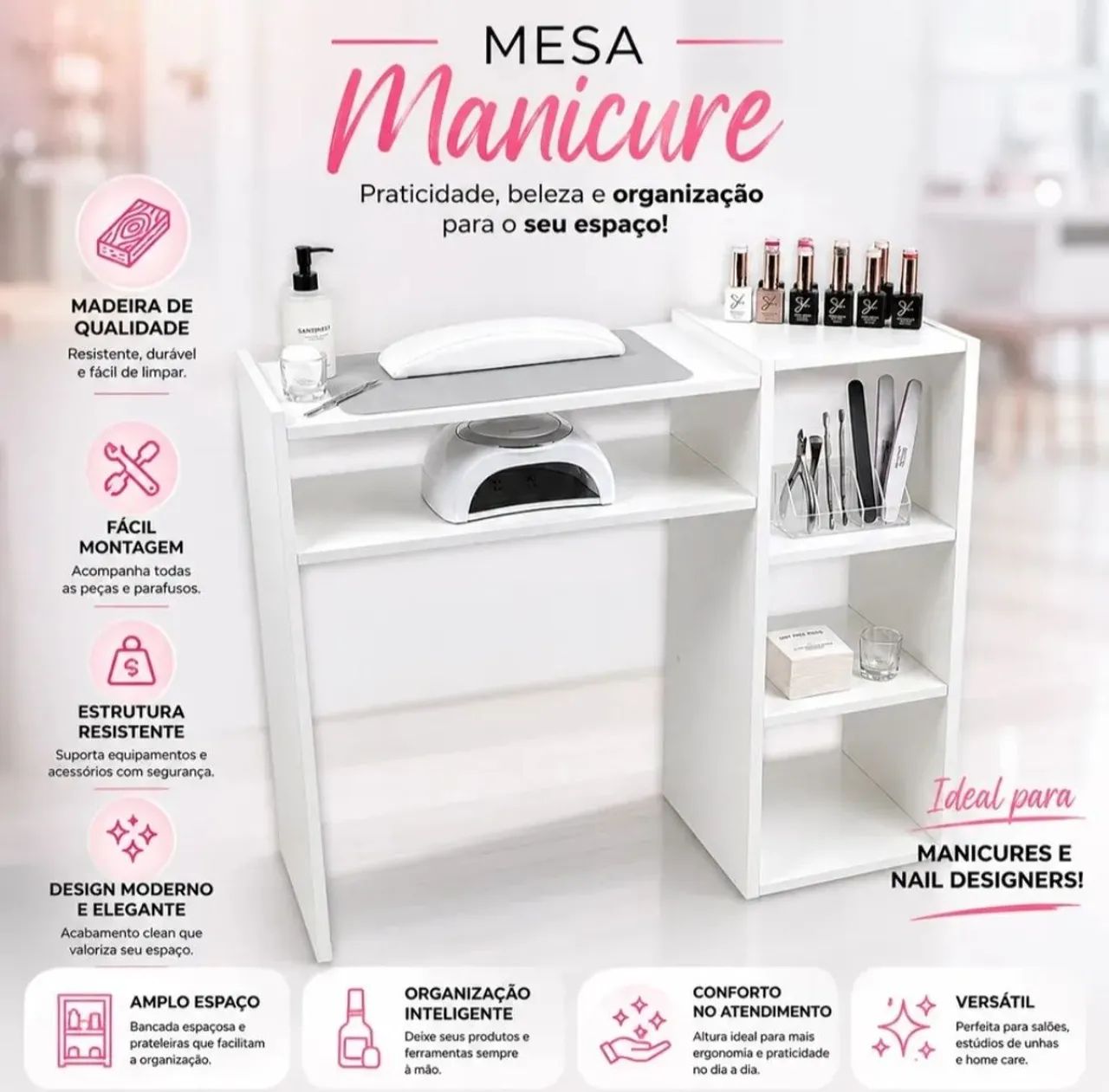 MESA DE MANICURE 