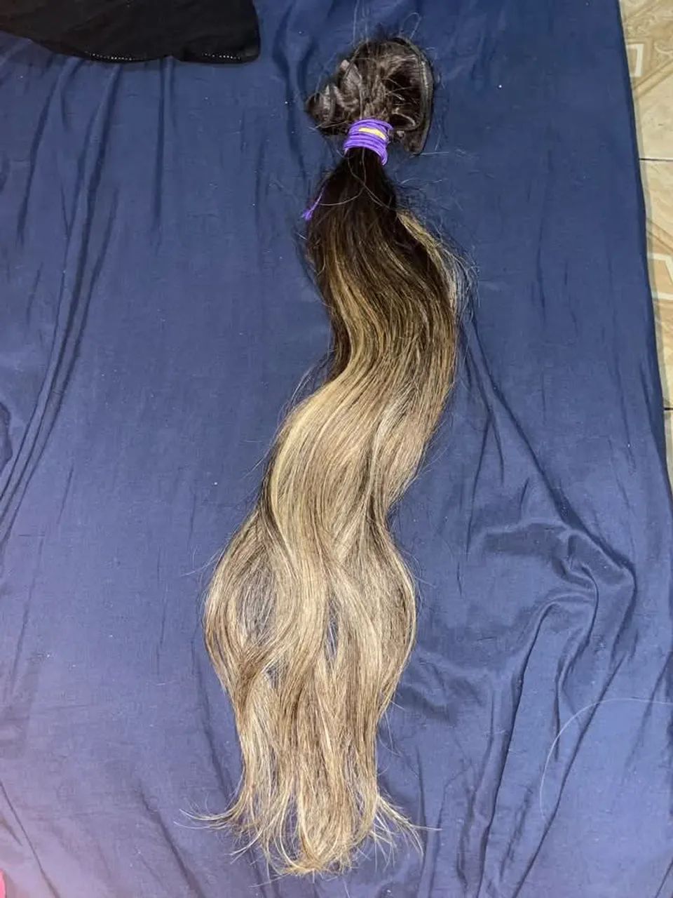Cabelo humano loiro 100 - Foto 2