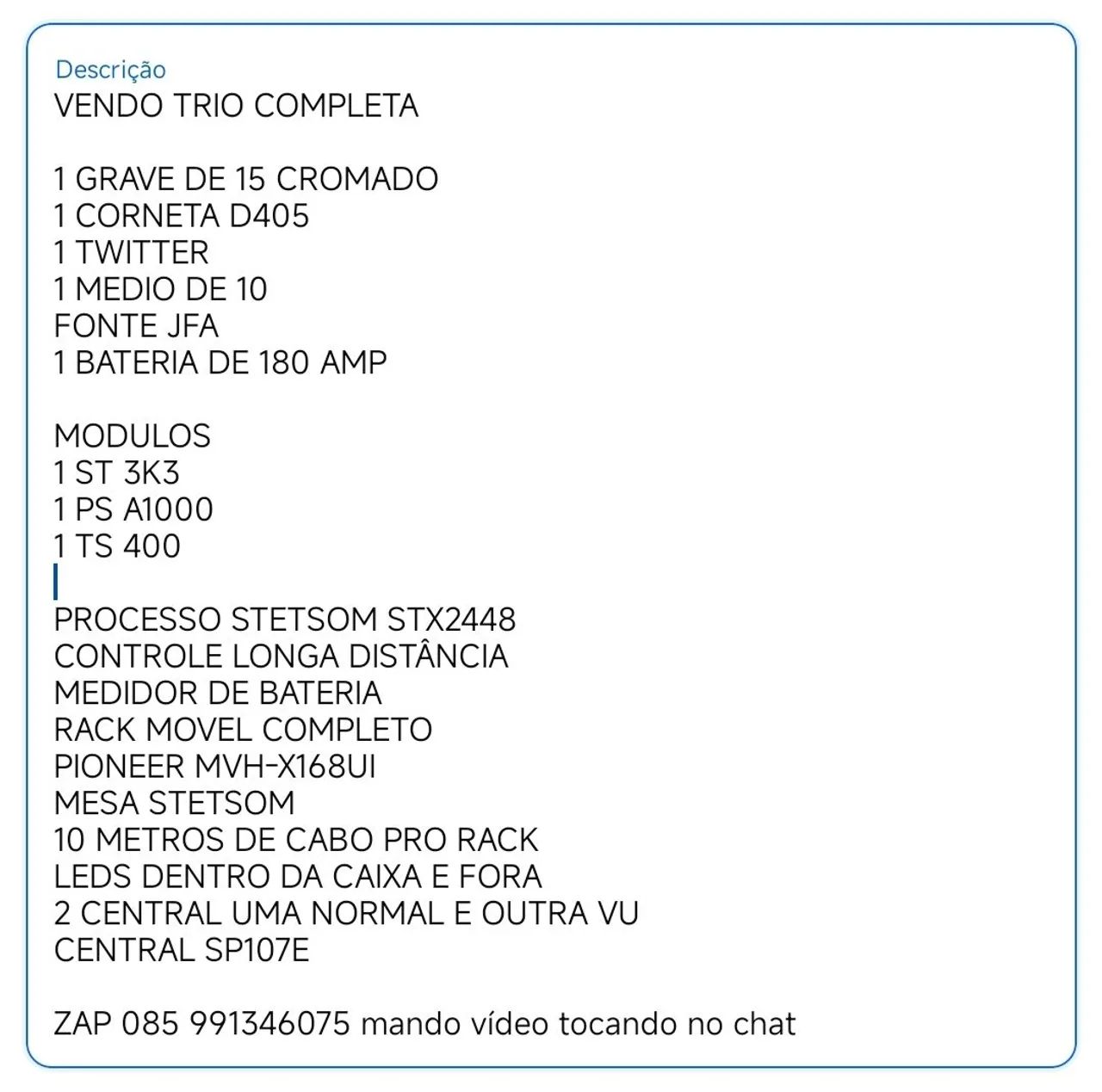 Vendo som trio completo  - Foto 2