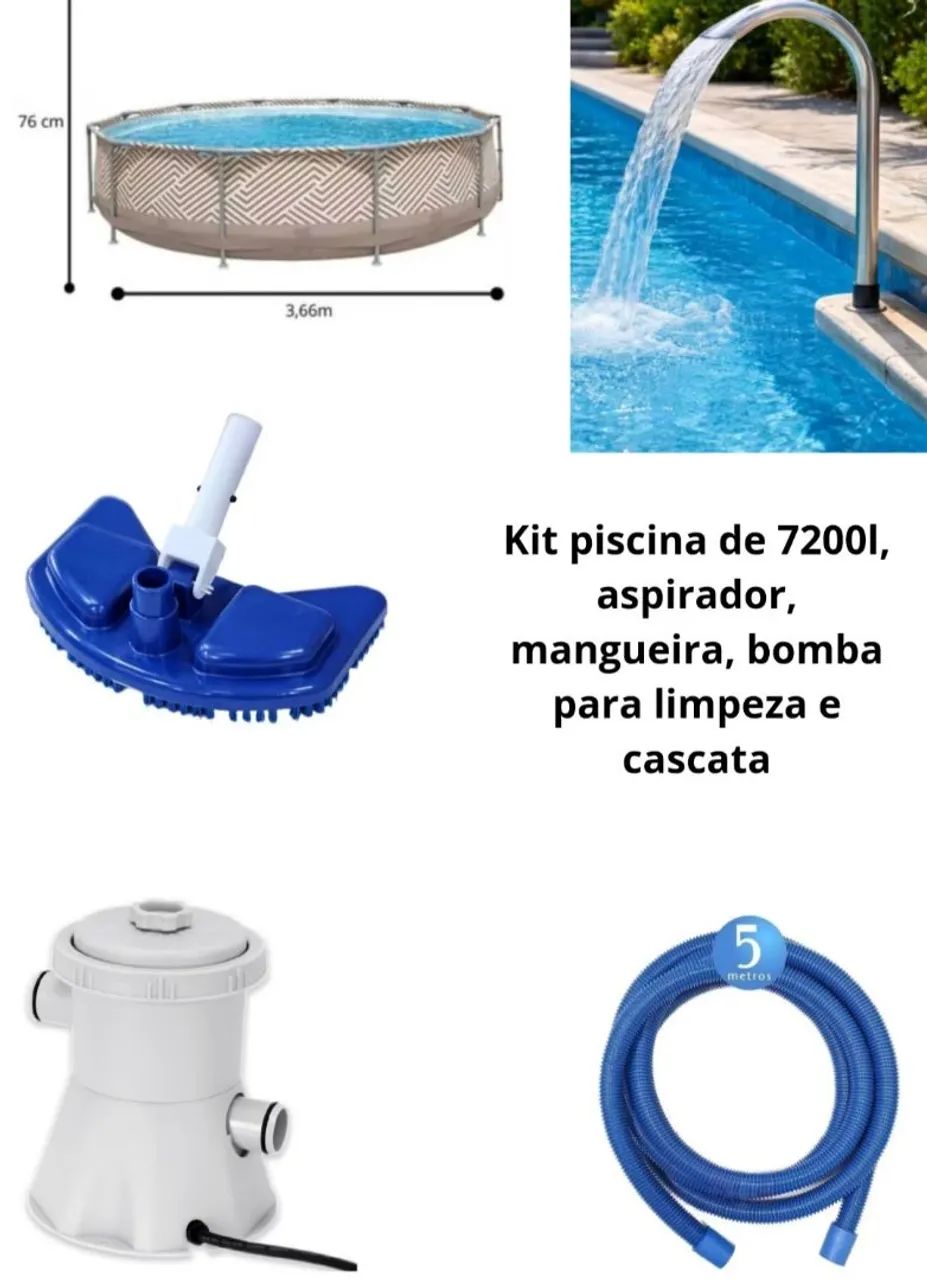 Kit de piscina completo 