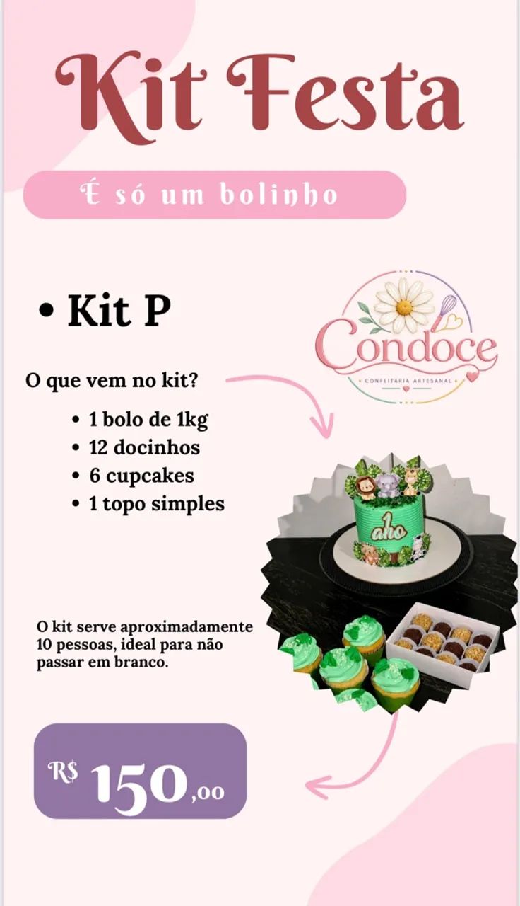 KITS FESTA - CONDOCE CONFEITARIA