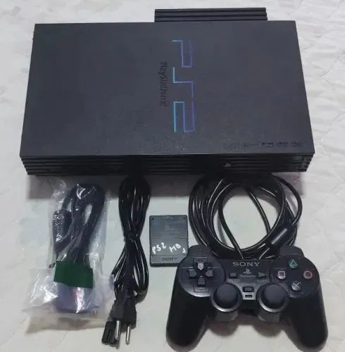 Ps2 fat original de fabrica PASSO CARTÃO PEGO TROCA  - Foto 3