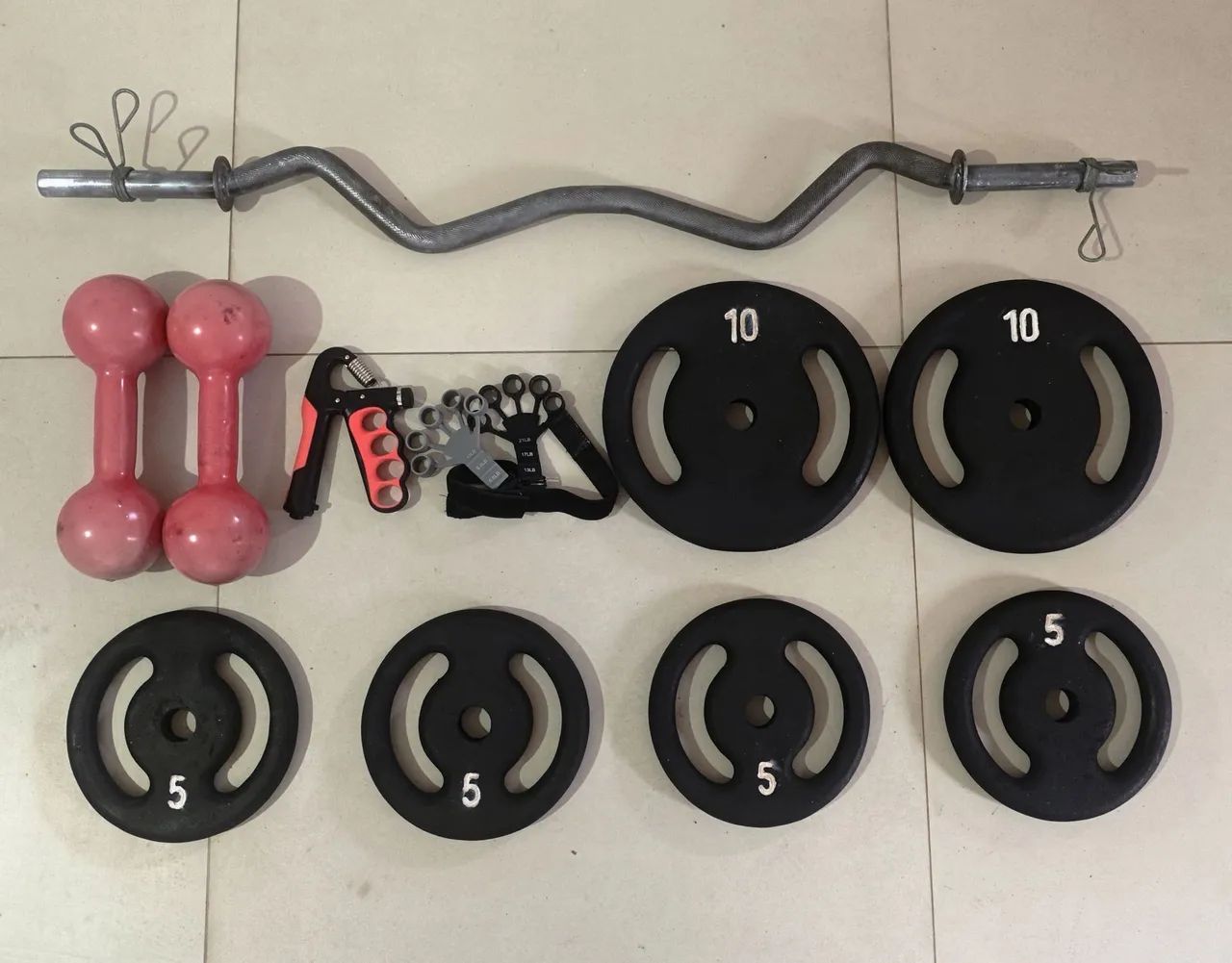 Kit musculação em casa - Foto 2
