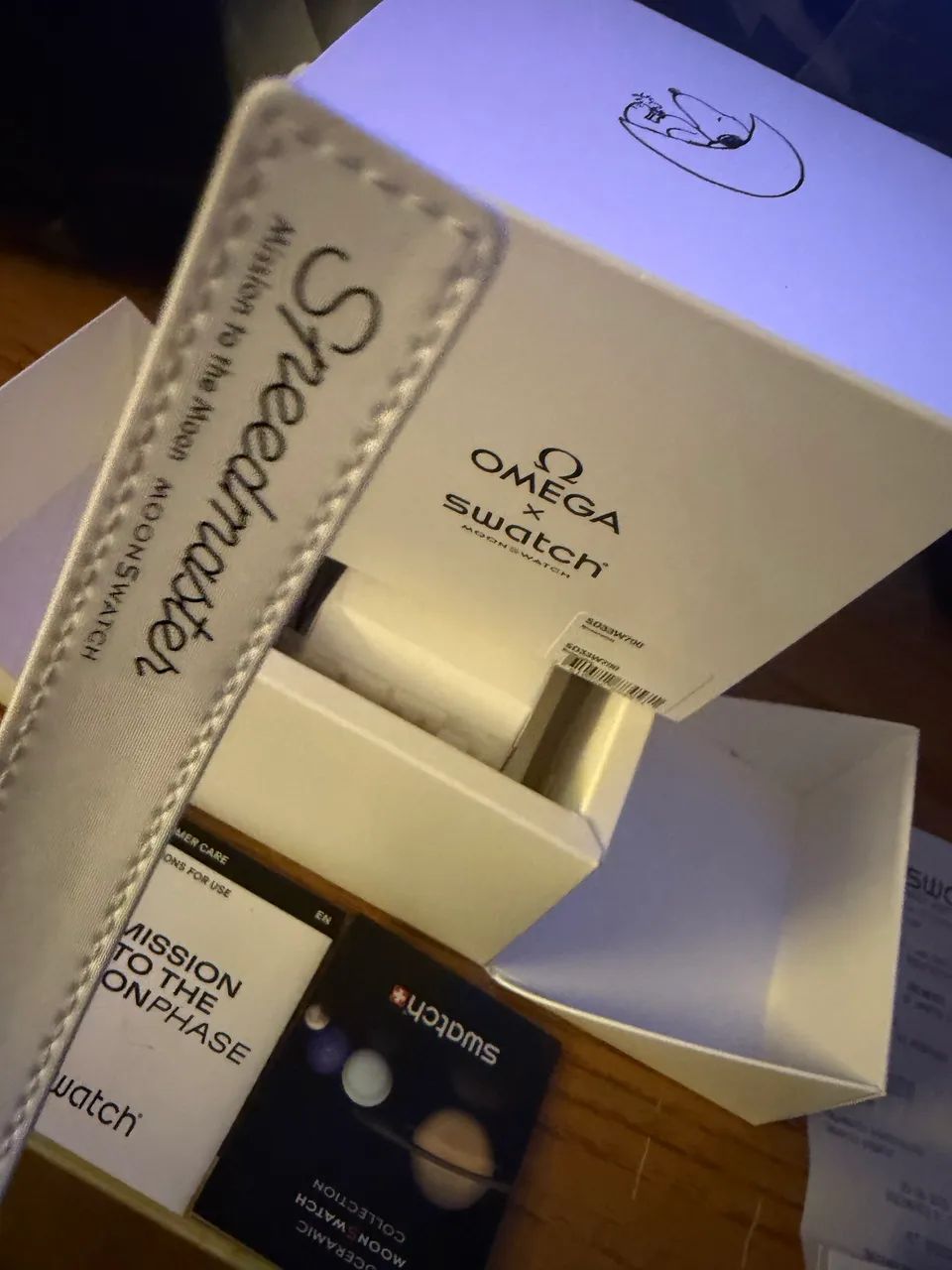 Swatch omega Snoopy moonphase NF avalio trocas - Foto 3