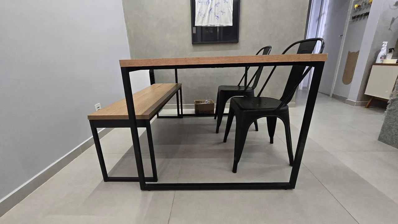 Mesa de Jantar Industrial - Foto 4