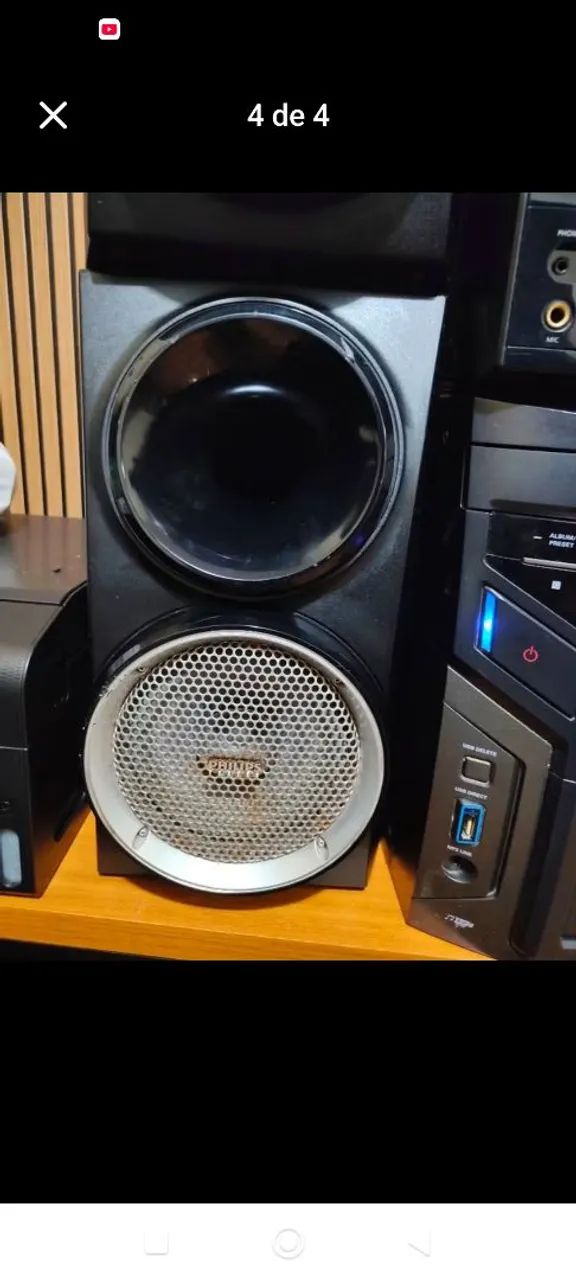 Mini system Philips 3 CDs e USB  - Foto 2