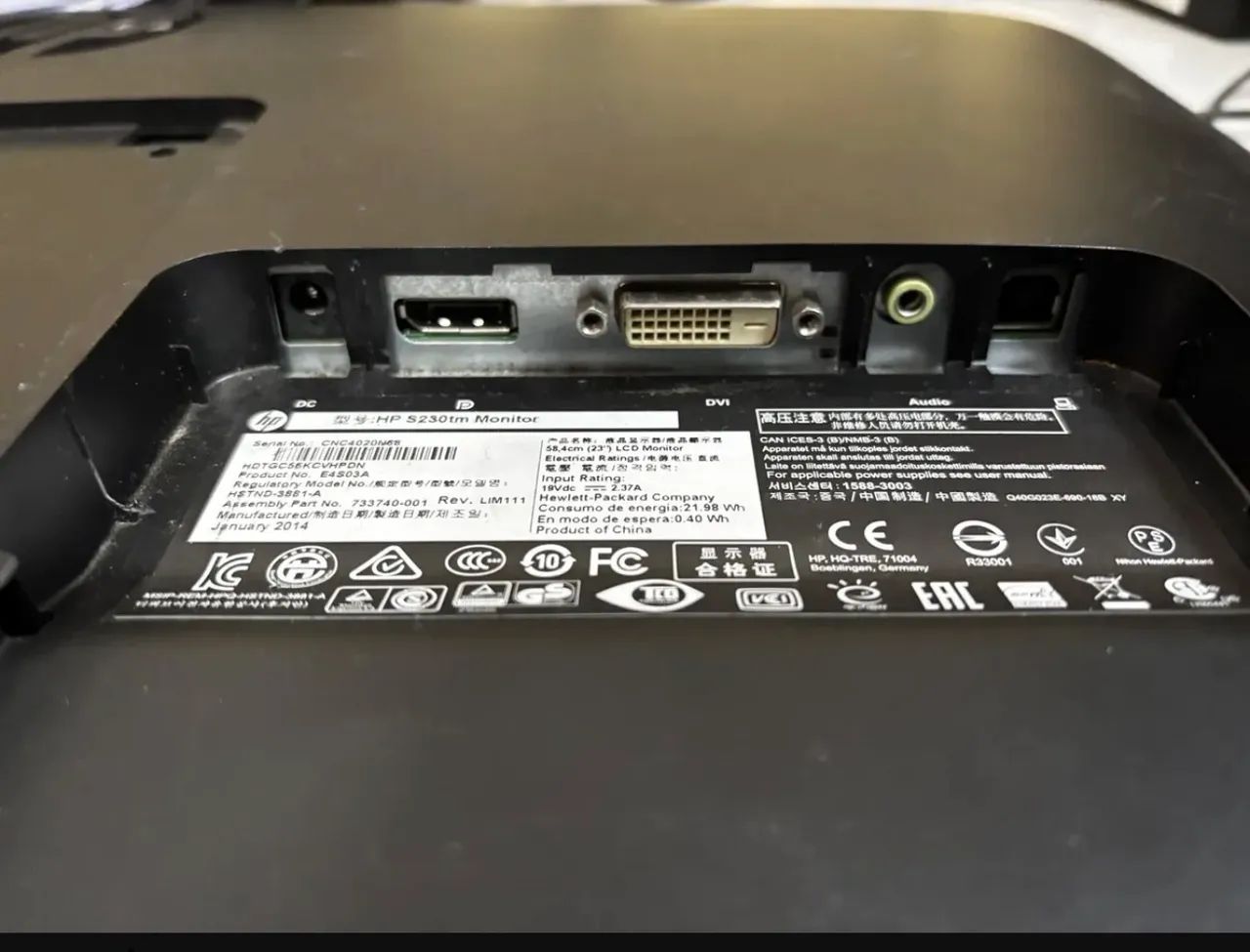 Monitor touch HP S230tm ELITEDISPLAY 23p FHD LED IPS - Foto 6