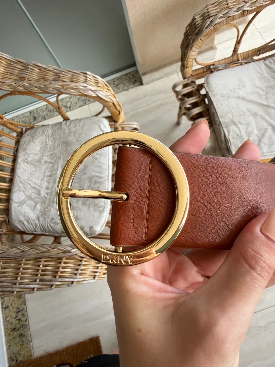 DKNY - Cinto couro - 110cm - Foto 4