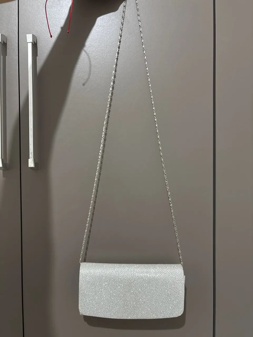 Bolsa social prateada  - Foto 2