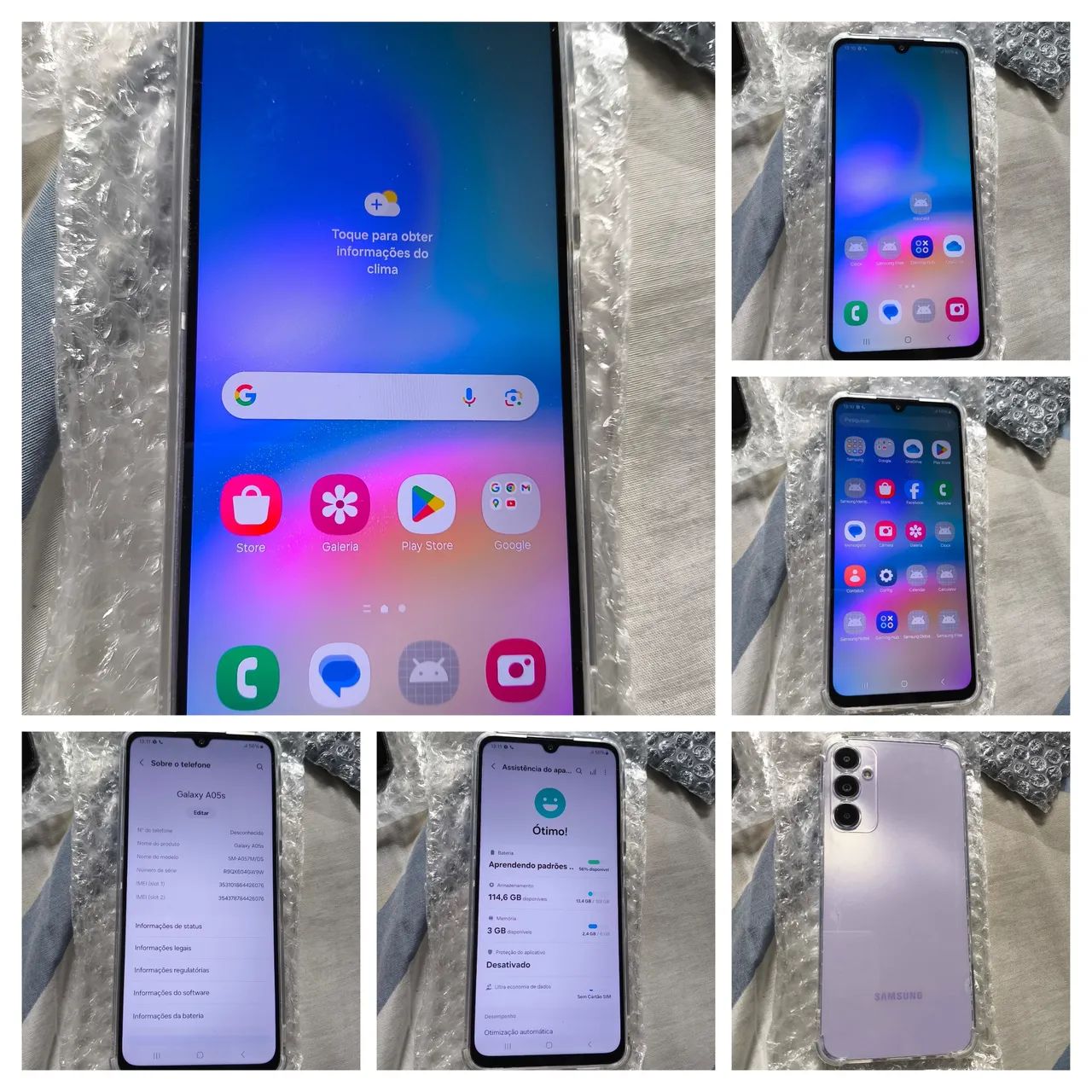 Samsung a05s 128gb 6 ram , funciona perfeito 