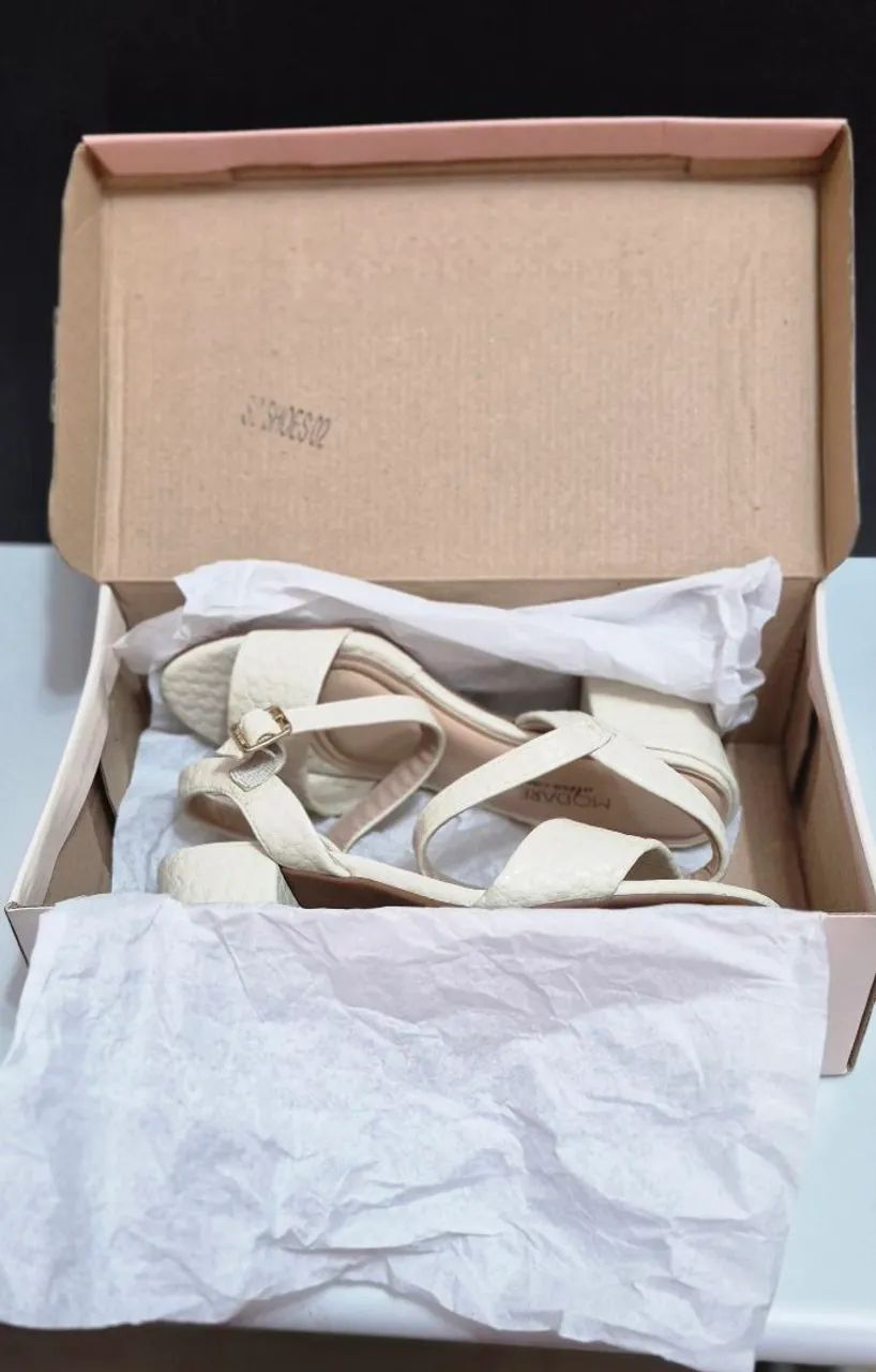 Sandalia Croco Modare Cor Creme  - Foto 5