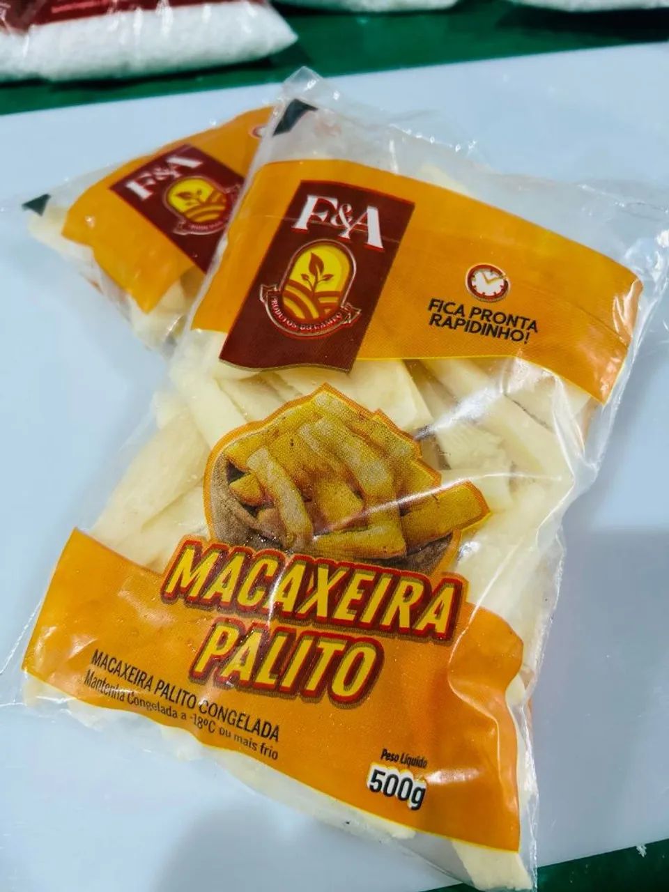 macaxeira palito pré cozida 