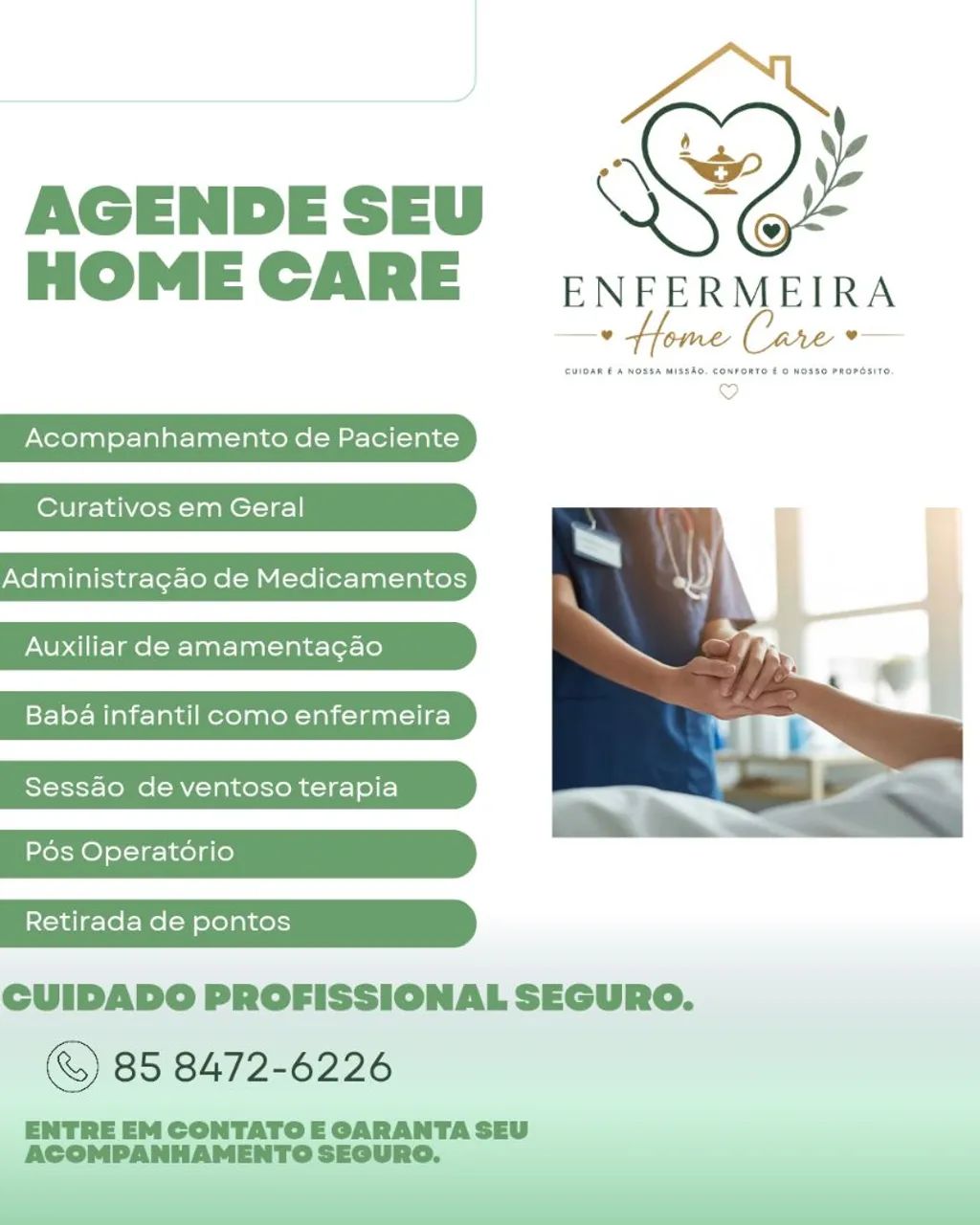 Home Care, Enfermeira e Acompanhante hospitalar. - Foto 2
