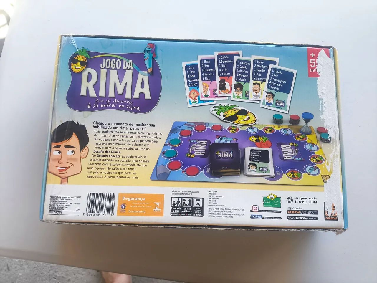 Jogo de Tabuleiro Jogo da Rima - Foto 2