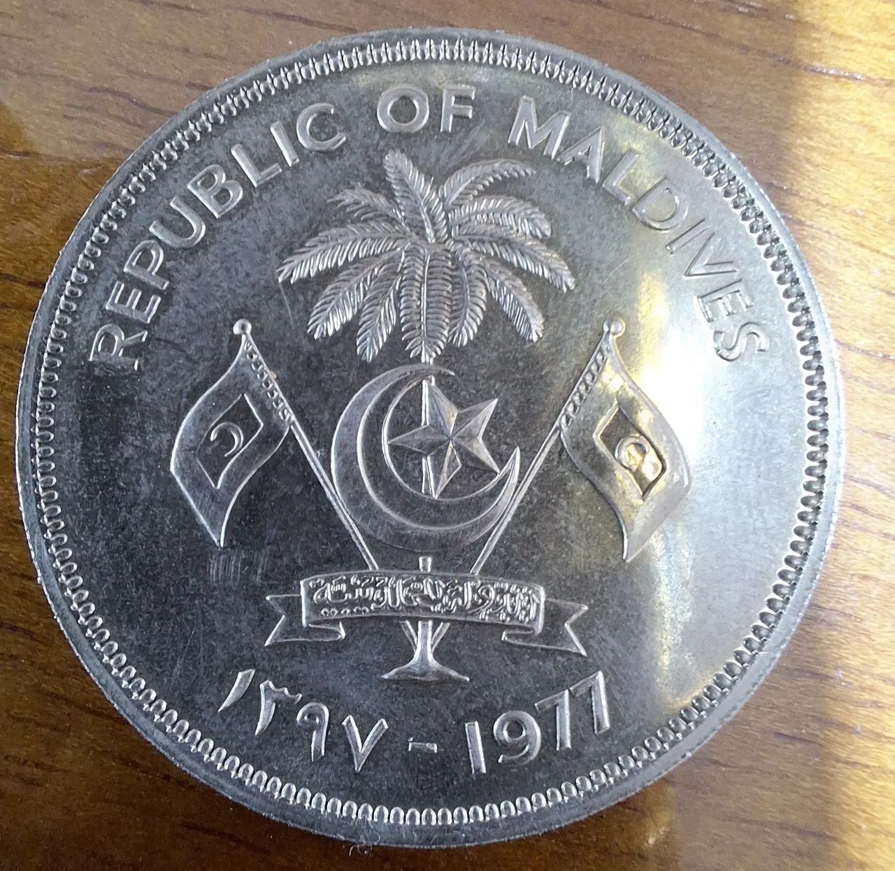 Moeda Maldivas 36mm