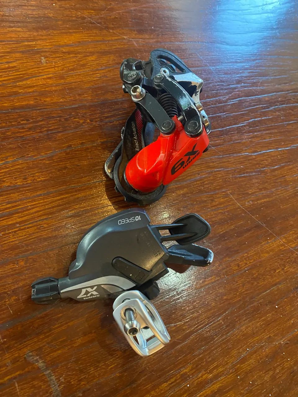 Câmbio Sram X9 red com trocador X7 10V