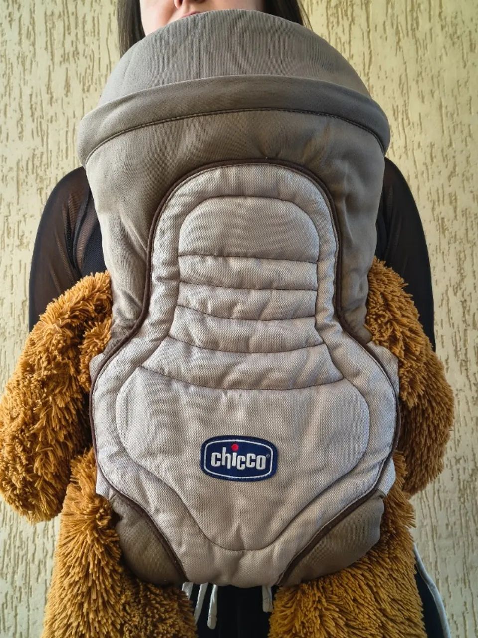 Canguru para Bebê Chicco Original Bege - Super Confortável e Seguro - Foto 5