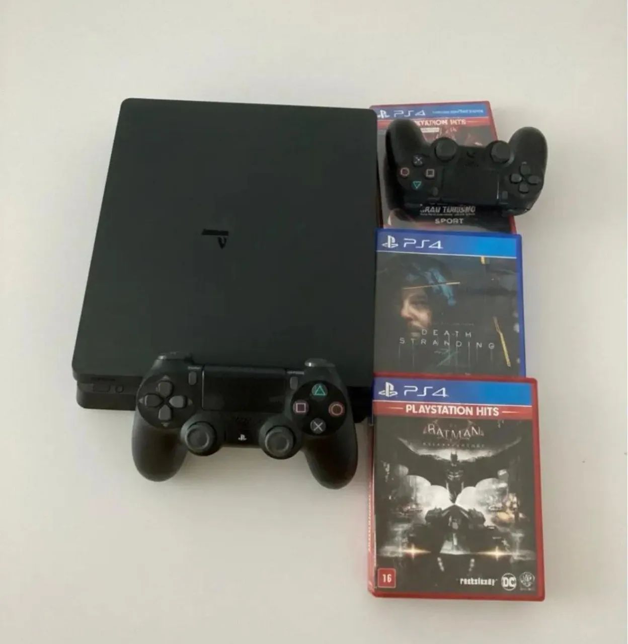 Ps4 slim 1tb+ 3 jogos 