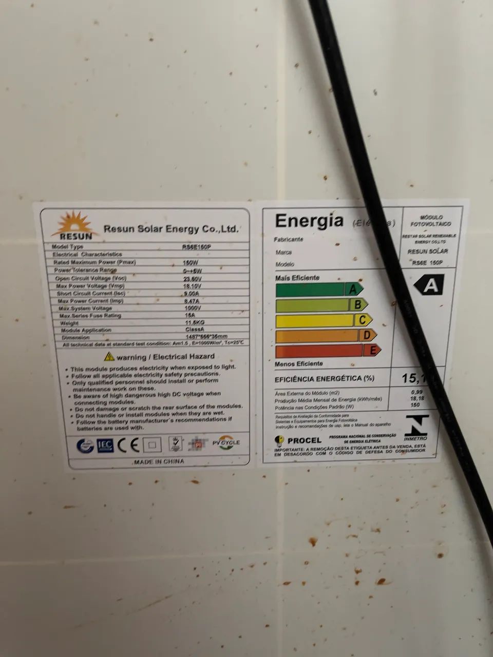 Placa solar para sair rápido  - Foto 3