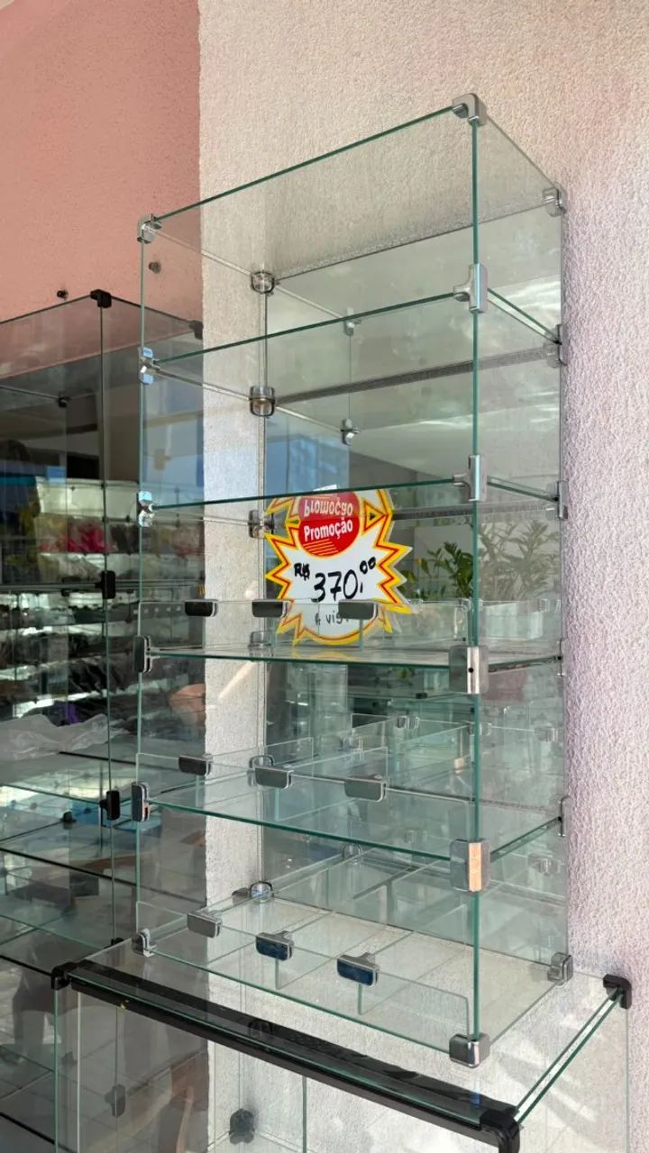 Baleiro de vidro de parede