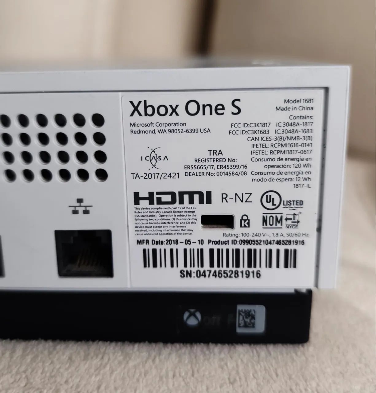 Xbox one S