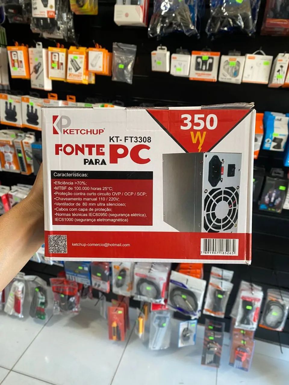 FONTE PARA PC 350W KT-FT3308 - Foto 2