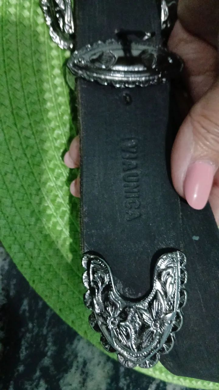 Cinto feminino via única couro  - Foto 2