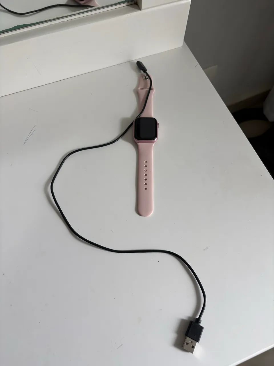 Relógio smart feminino rosa 
