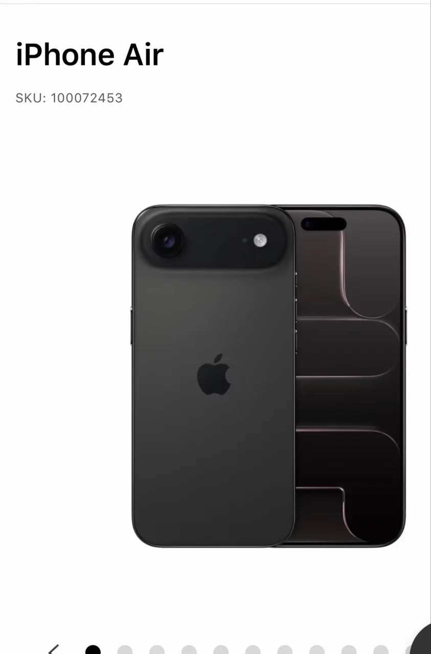 iPhone Air garantia 10/26