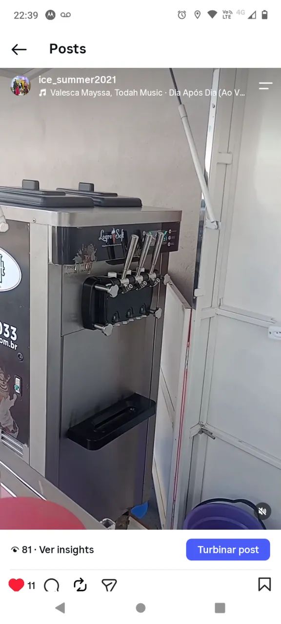 Máquina de Sorvete