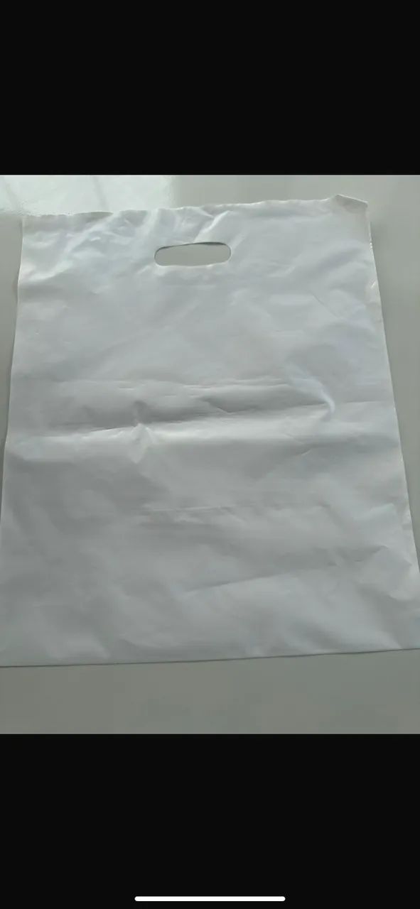 Sacola boca de palhaço plástica TAM 50x40 - Foto 3