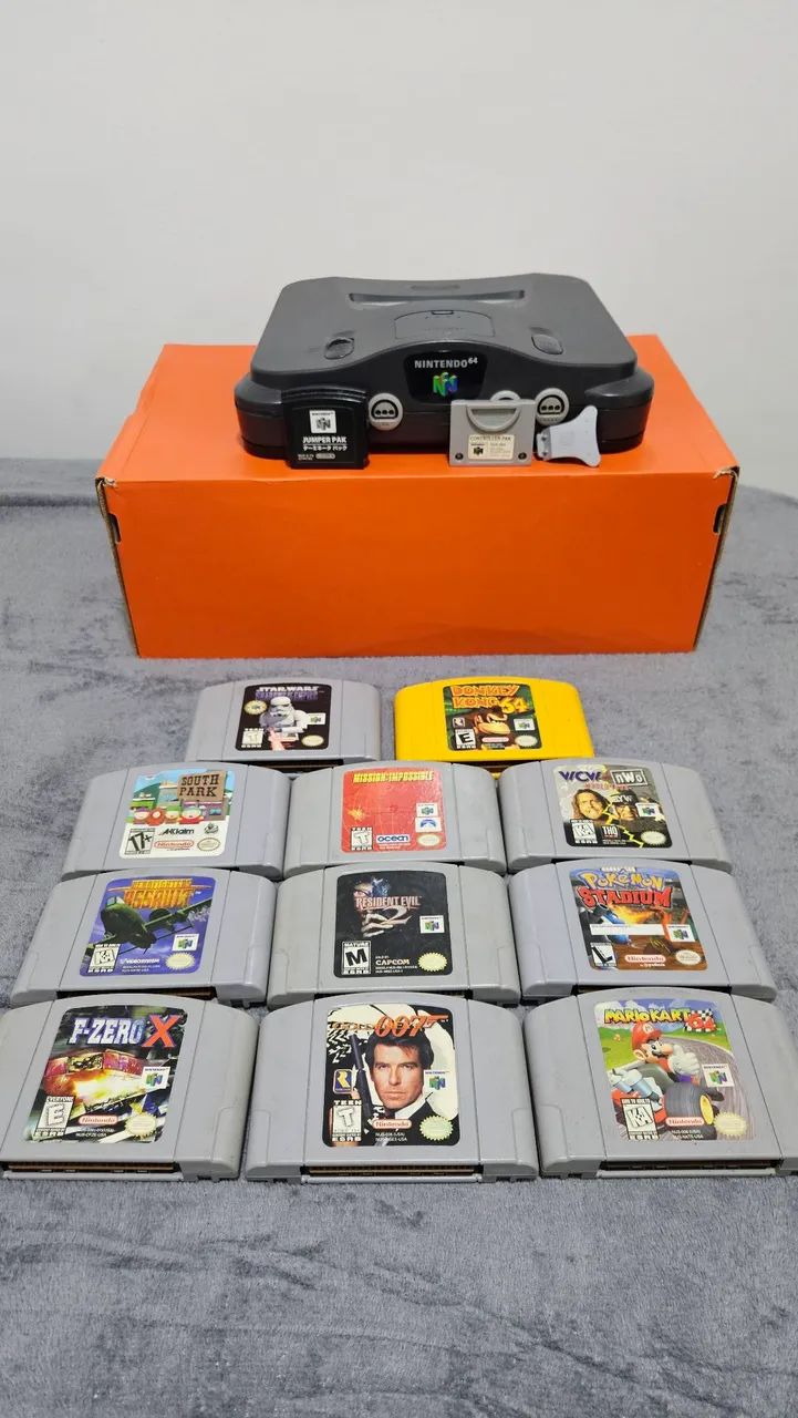 Nintendo 64 + 9 jogos - Foto 2