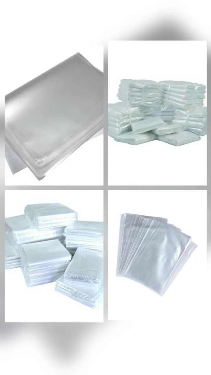 Sacos PP (Polipropileno) 100% Transparente e Brilhante - Direto da Fábrica
