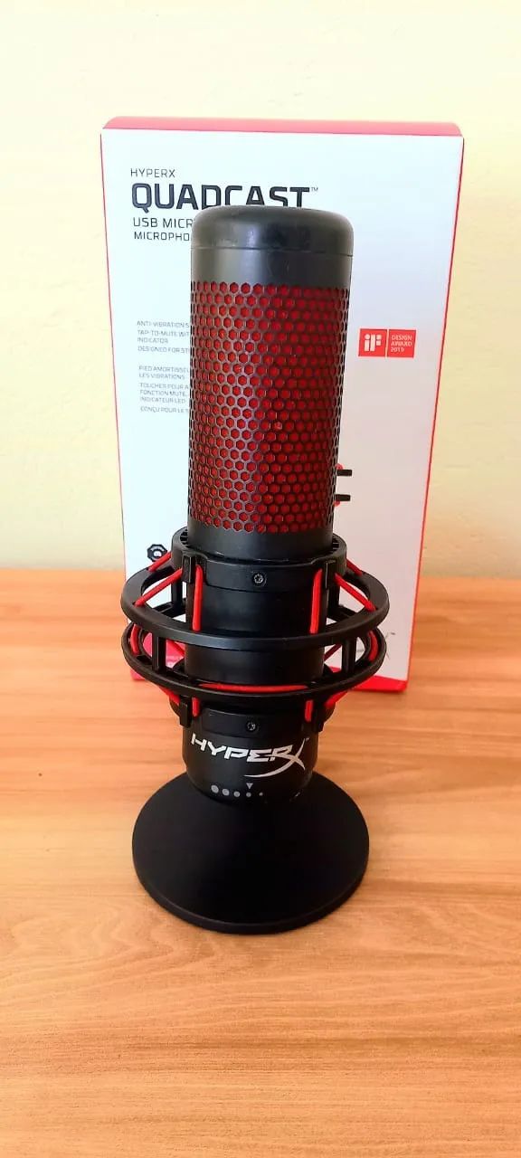 Microfone HyperX QuadCast USB Gamer | Alta Qualidade para Stream e Podcast. - Foto 2