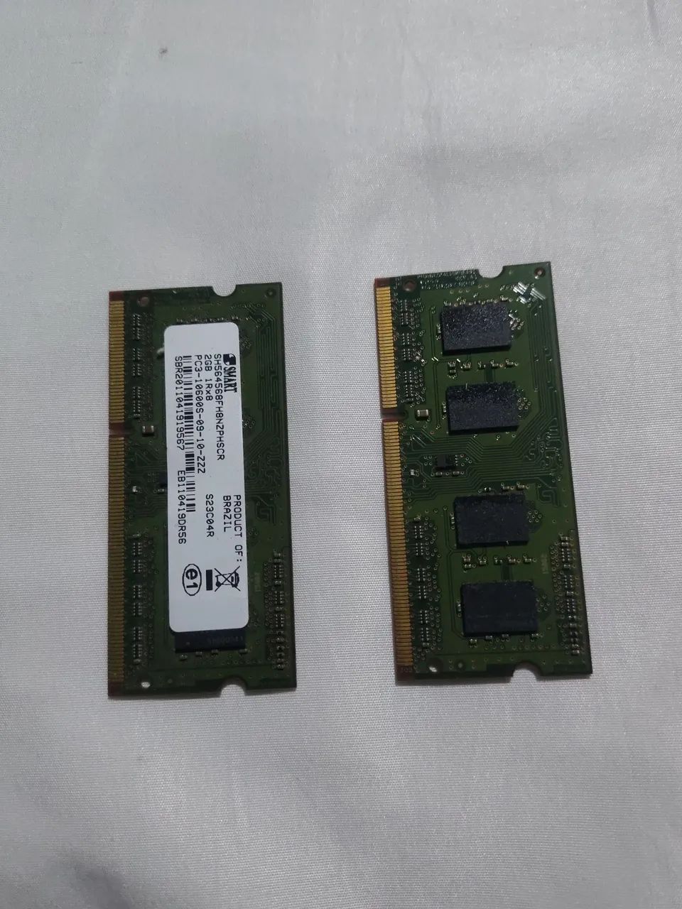 Memória ram ddr3 notebook 4gb (2gb cada uma)