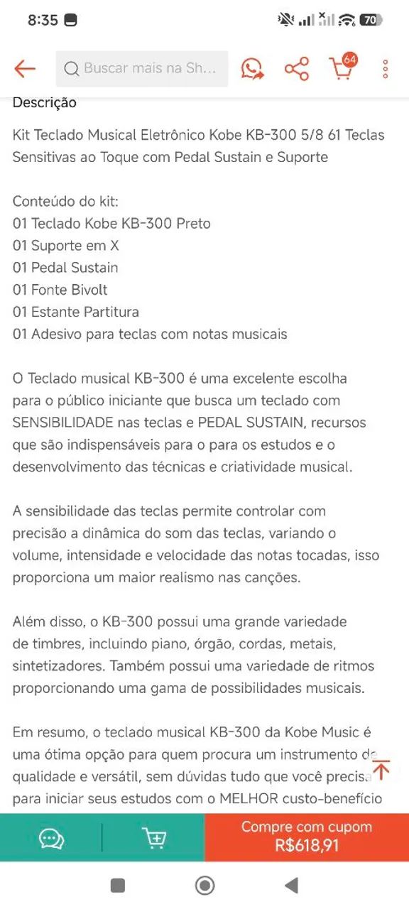 Teclado musical - Foto 3