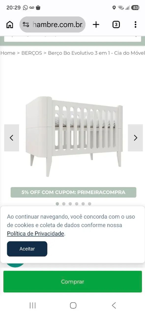 Berço 3 em 1  - Foto 2