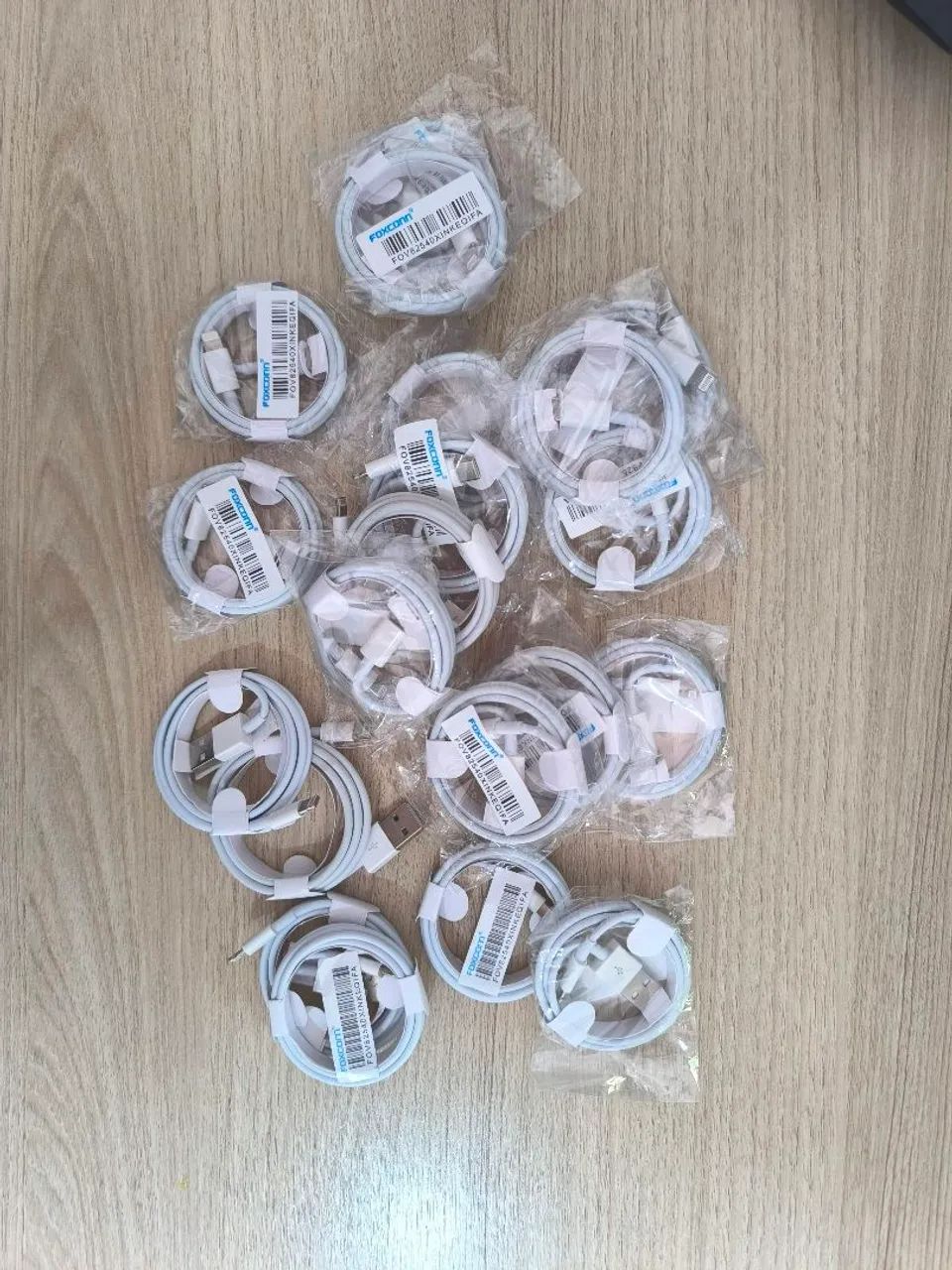 Vendo Lote de Cabos Tipo C e USB-C Foxon para iPhone no precinho - Foto 2